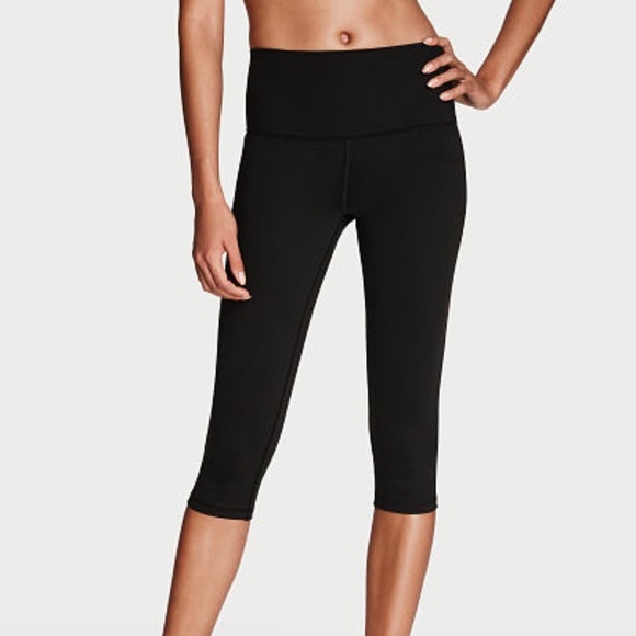 Victoria's Secret Pants - VS Victorias Secret knockout crop legging tights S
